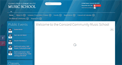 Desktop Screenshot of ccmusicschool.org